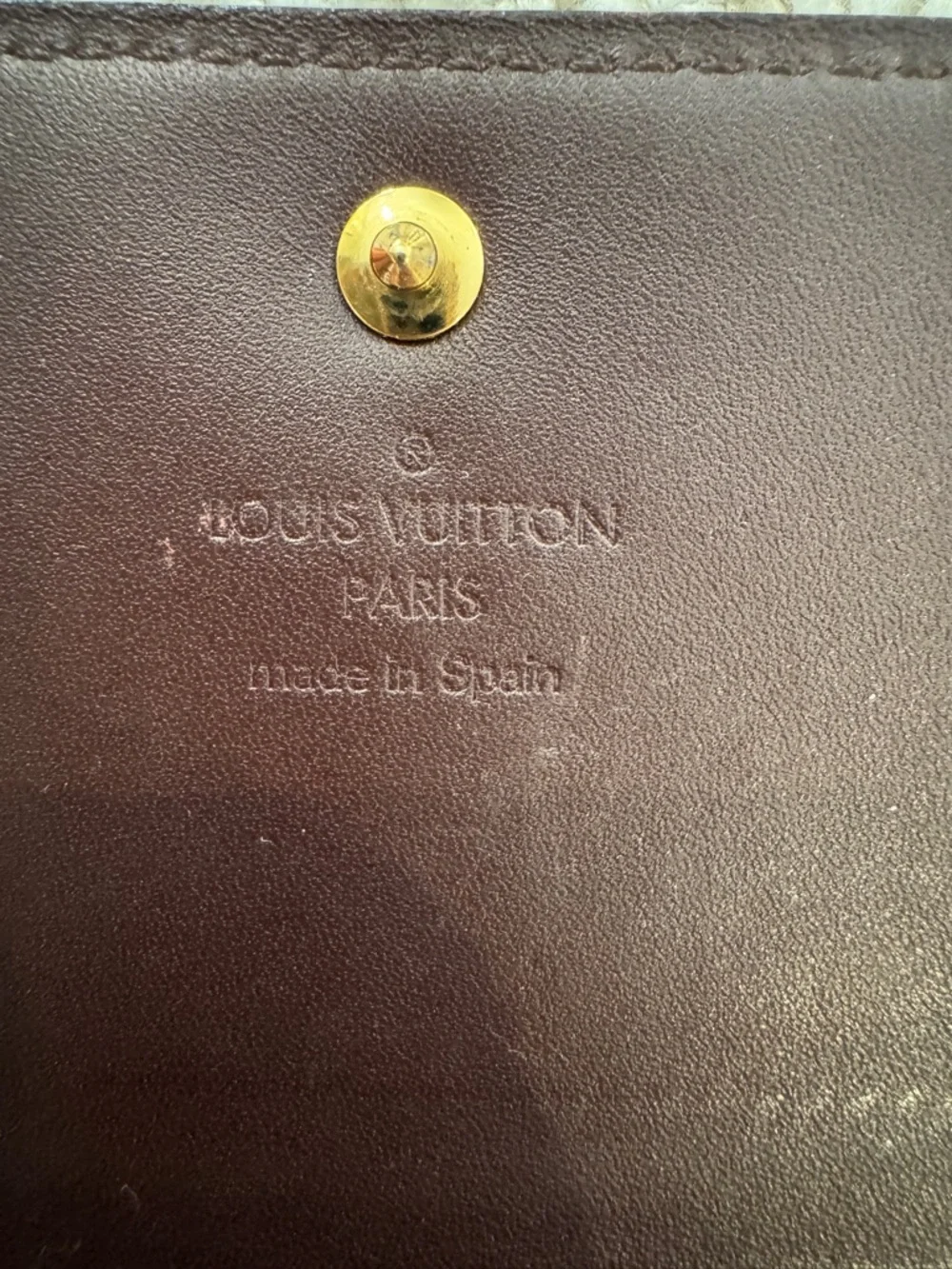 Louis Vuitton Vernis Amarante Card Holder